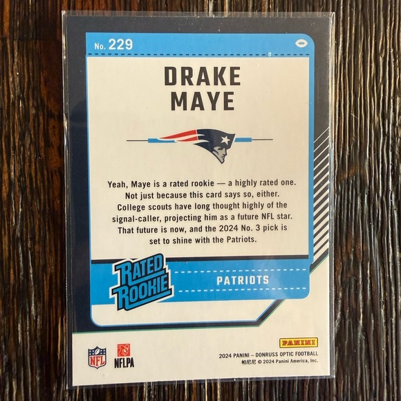 Drake Maye Rookie card - Picture 2 of 2